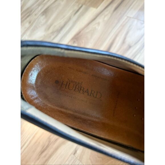 Samuel Hubbard Mens Black Leather Ivy Legend Slip On Penny Loafers Shoes Size 13 main image 5